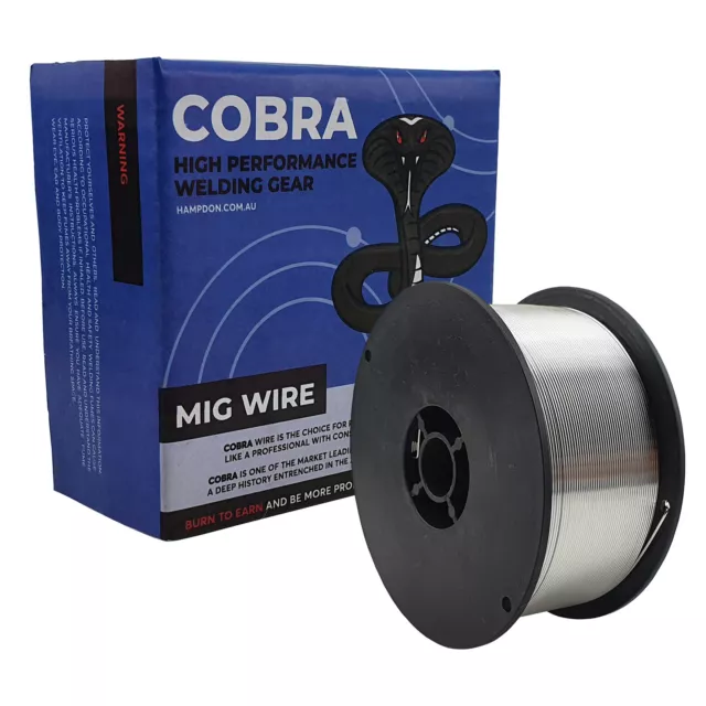 10 x COBRA Aluminium MIG Welding Wire - ER5356 - 0.9mm x  0.5kg mini Spool gun