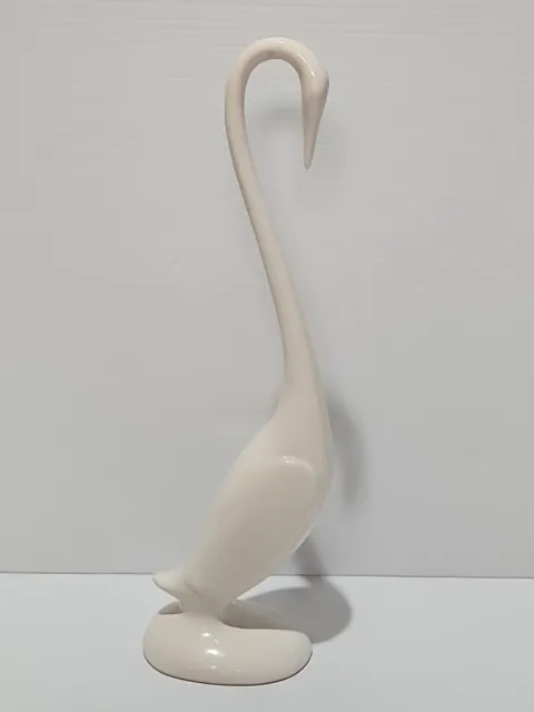 Vintage Ceramic Swan 39cm White