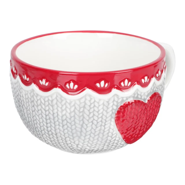 Liebe tazza colazione 14,4 x 11,5 cm ceramica signorina