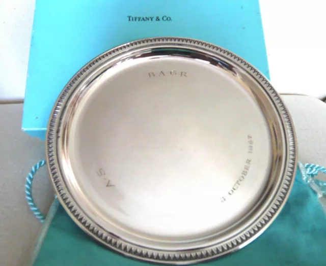 Tiffany & Co. Sterling Silver 6.5 Inch Charger Plate