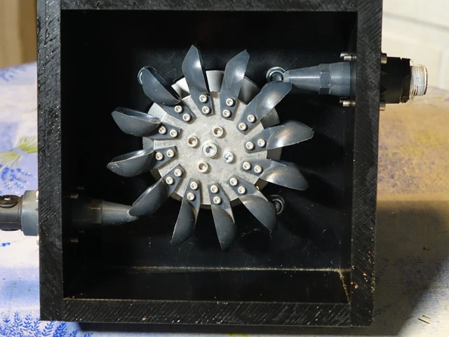 Micro Turbine Hydroélectrique Pelton 500W - 220V - Débit 5-7L/s - HDME
