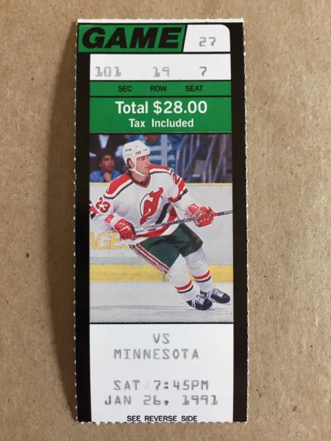 New Jersey Devils Hockey Vintage Sports Ticket Stubs for sale