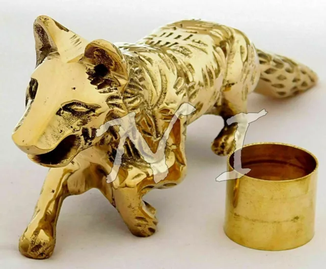 Victorian Style Wolf Head Handle Only For Walking Cane