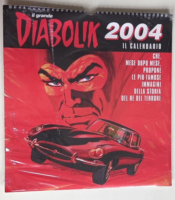 CALENDARIO Il Grande DIABOLIK 2004 - Astorina -  Diffuzione Sodip - NUOVO