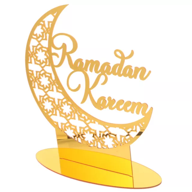 Muslim Party Ramadan Table Decorations Crescent Letter Set up