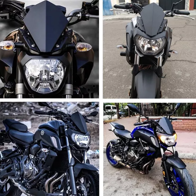 Für Yamaha MT-07 MT07 2018 2019 2020 CNC Motorrad Windschutzscheibe Windschilder 2