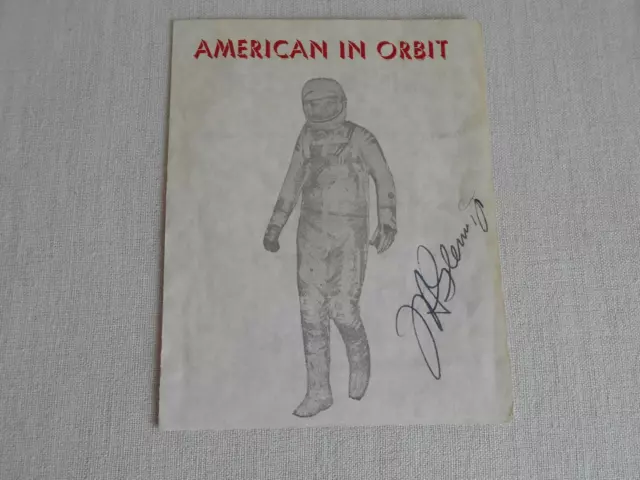 Mercury 6 Startfelder 20.2.1962 2x original signiert John Glenn