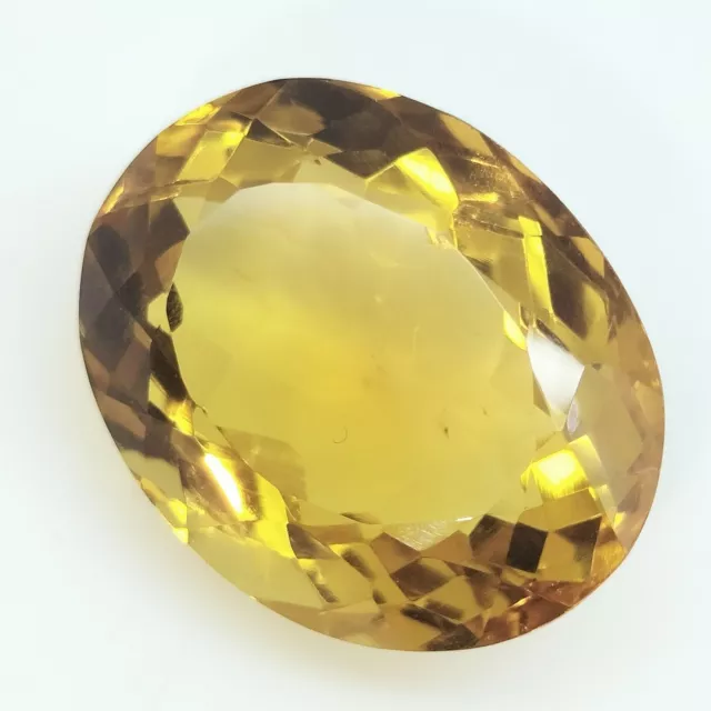 9.65 Cts Tourmaline jaune naturelle taille ovale certifiée pierre précieuse...