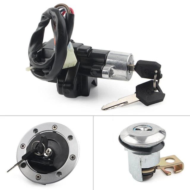 Ignition Switch Gas Cap Seat Lock Key Set For Suzuki SV650 1999-2002 TL1000R