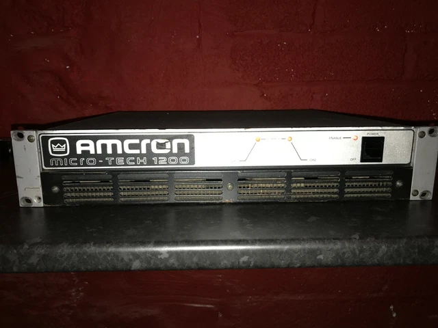 AMCRON MICROTECH 1200 AMPLI SONO/MONITORING