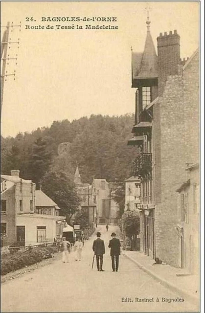 61.BAGNOLES DE L&amp;acute ORNE.ROUTE DE TESSE LA MADELEINE