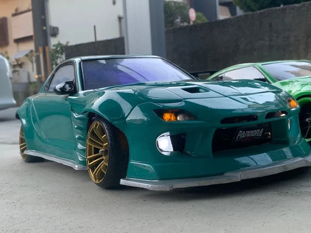 PANDORA RC BN Sports Mazda RX-7 FD3S Drift RC Car Body Shell 1/10 Body ...