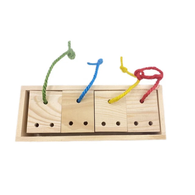 1Pc Holz Futtersuche Box Pet Papagei Kauspielzeug Vogel Fütterungsbox Pet