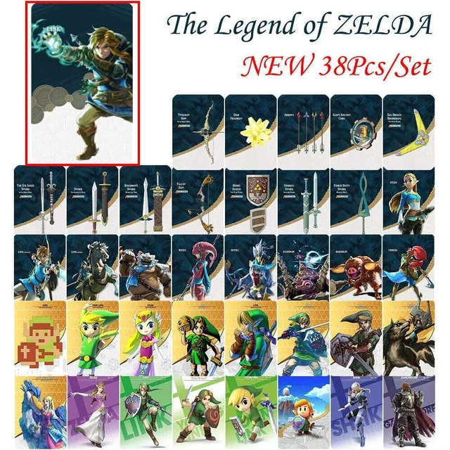 24 Cartes Amiibo Zelda : Tears Of The Kingdom & Breath Of The Wild - Neuves Sous Blister