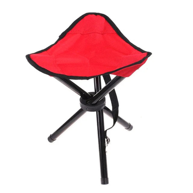Three-legged Stool Step Stools Adults Foldable Telescoping Camping