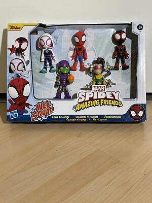 marvel spidey and his amazing friends team spidey and friends figure collection 7pk