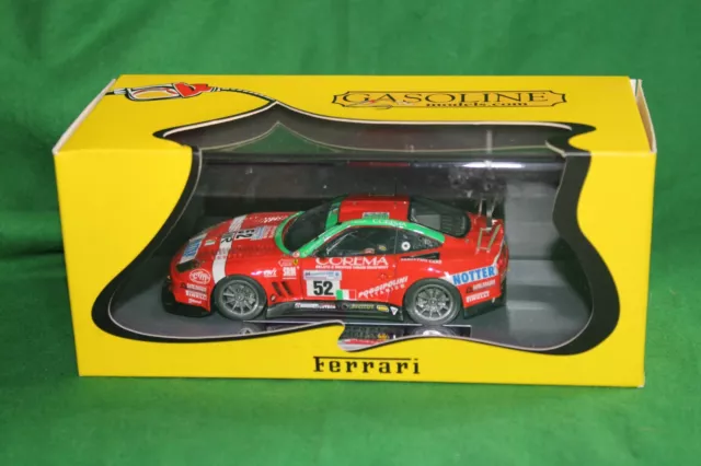 BBR GASOLINE MODELS Ferrari 550 Spa 2005 #67- Menx - Black 1:43 ...
