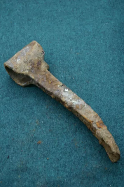 Ancient ax of the iron medieval