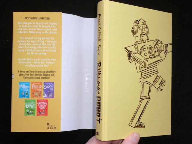 SIGNED; RUNAWAY ROBOT Frank Cottrell-Boyce (2019-1st) Children's Novel ...