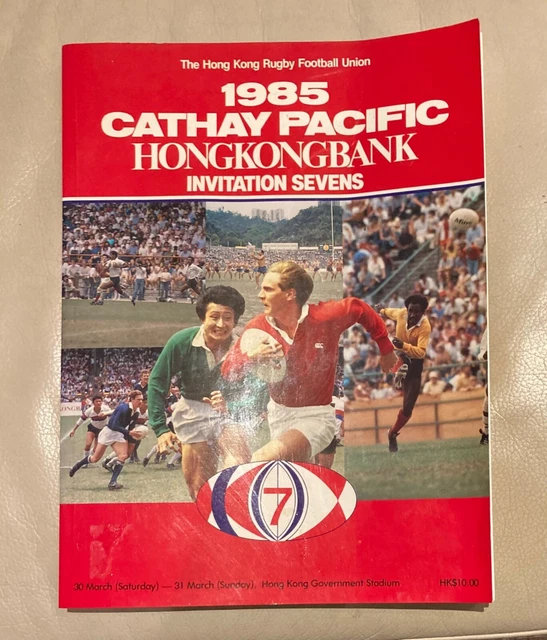 T-shirt Vintage Sevens Rugby Invitation 1987 Hong Kong - Taille M