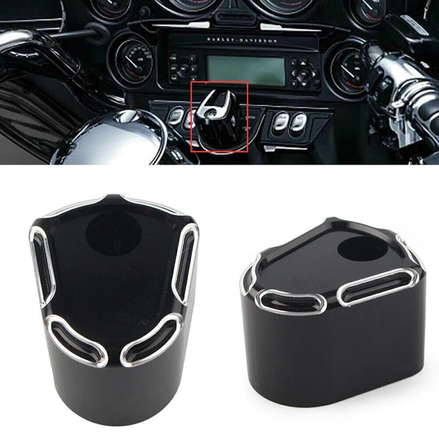 Copertura interruttore accensione CNC per Harley Touring FLHT FLHX FLHR 2007-13 08 09 10 11