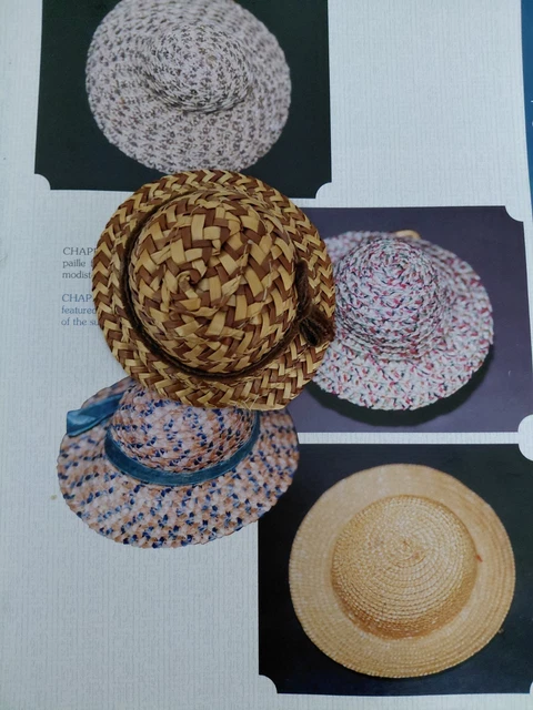 Rare ensemble de chapeaux pour poupée BLEUETTE par