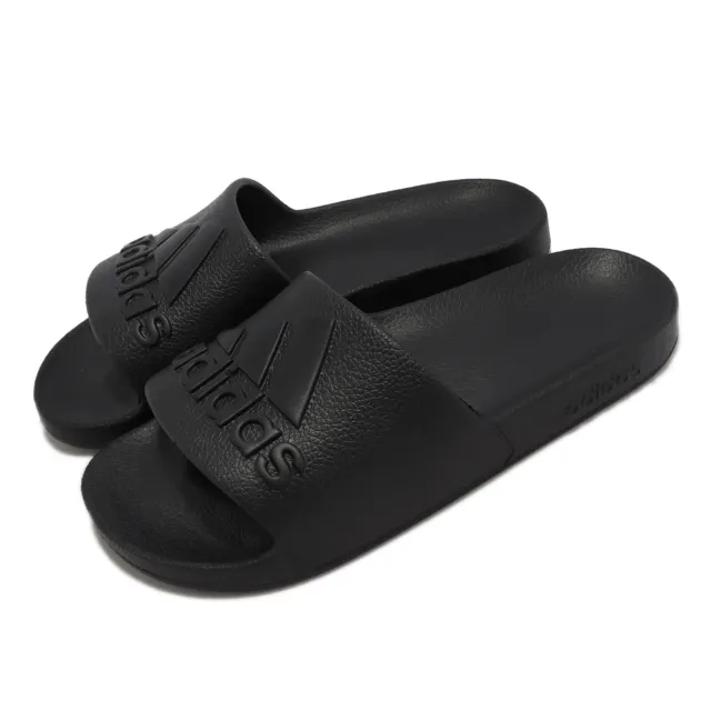 adidas Adilette Aqua Core Black Men Unisex Casual Slip On Sandals Shoes IF7371