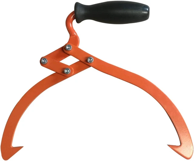 Log Tongs Logging Skidding Tongs Non-Slip Grip- Log Lifting, Handling, Dragging