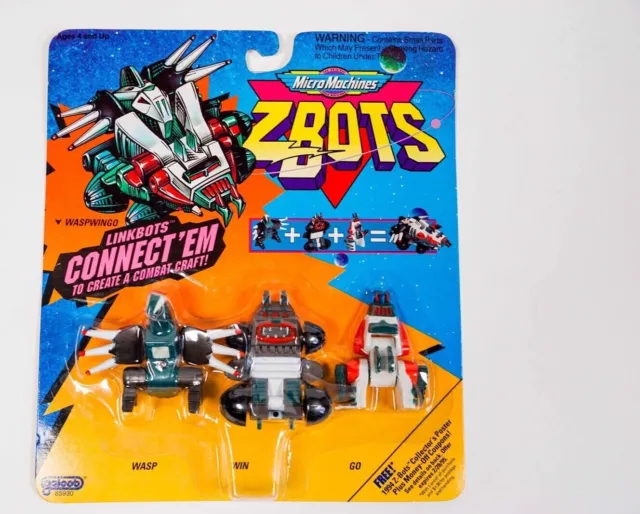 ZBOTS Micro Machines Radical Robot Machines 1993 OVP NEU 90er Spielzeug,Vintage