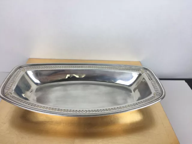 Tiffany & Co. Sterling Silver Pierced Bread Tray~ Tray ,bowl,