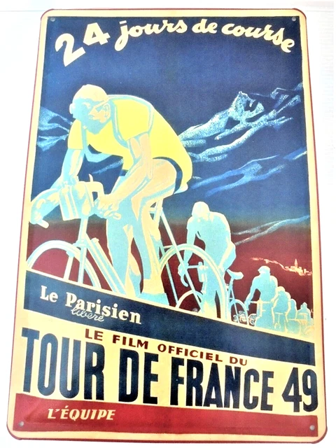Plaque publicitaire bombée en relief, tôle sérigraphiée: Chocolat