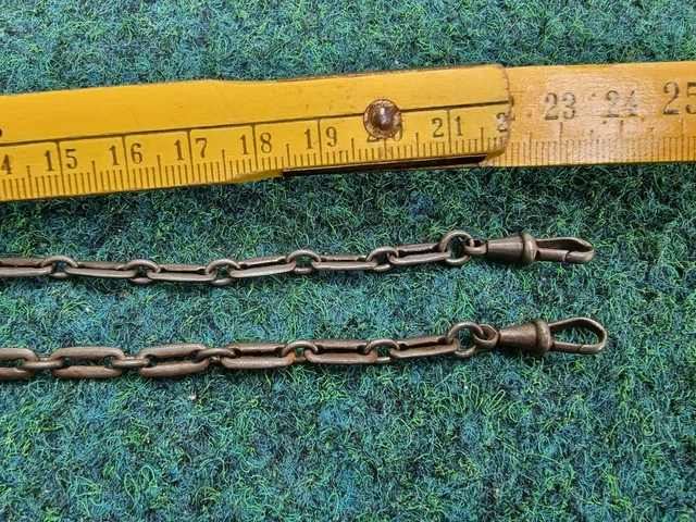 ALTER TASCHENUHR KETTE 1916 Gold zur wehr Eisen zur ehr top zustand EUR