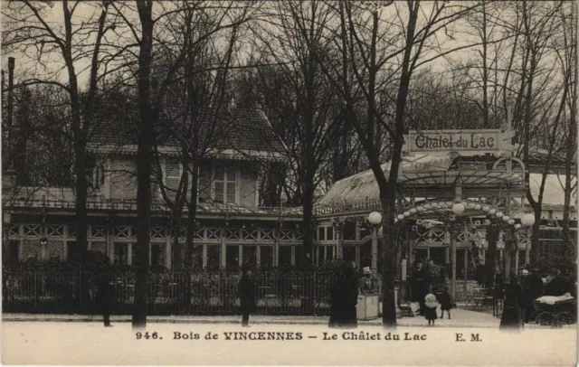 CPA PARIS 12e Bois de Vincennes Chalet du Lac (36143)