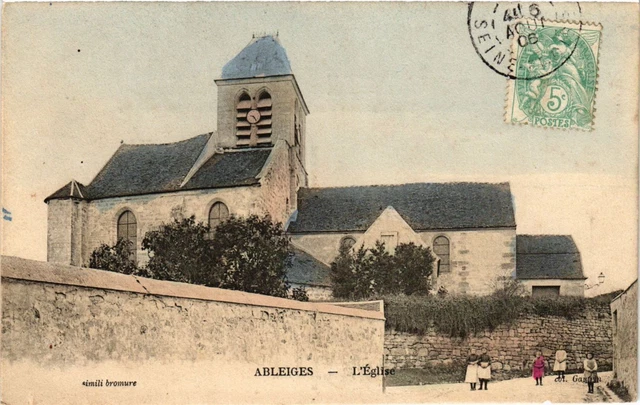 CPA AK Ableiges - L'Église (380338)