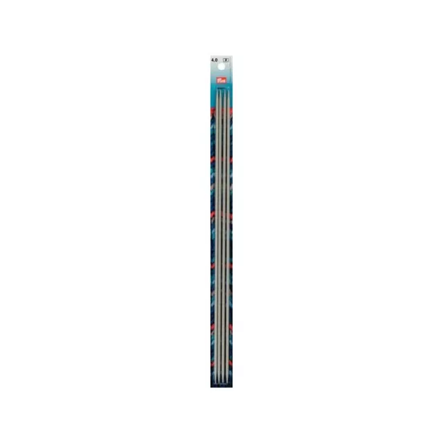 Prym Agujas de Tejer Juego Con 4 Piezas 40cm Aluminio Gris Fuerza Seleccionables