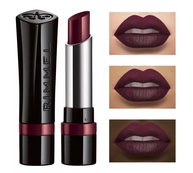 Rimmel London The Only 1 Lippenstift 820 Oh-So Wicked Satin Oberfläche glatt & cremig 3