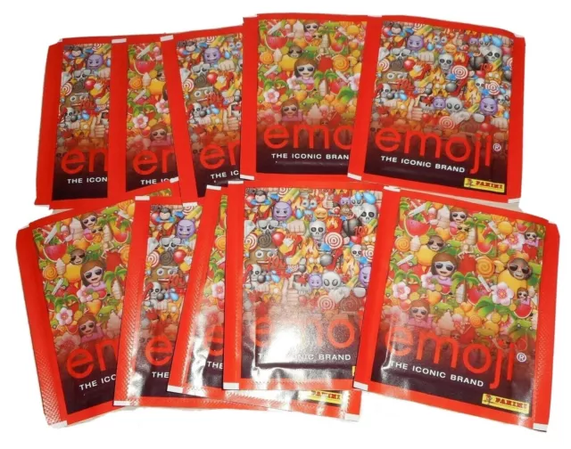 Lote 10 Sobres De Cromos Sin Abrir Emoji Panini 2016