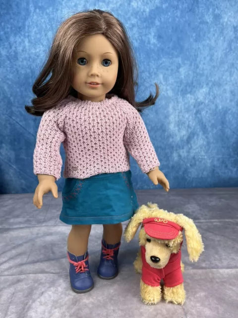 American Girl Doll # 23 NWOB w/meet Outfit+Poodle+AG Pink Sparkle Outfit