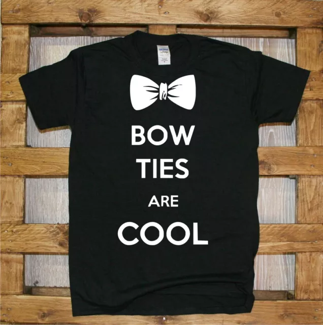 Maglia J336 Bow ties are cool  Doctor Who Eleventh T-shirt Idea regalo Natale