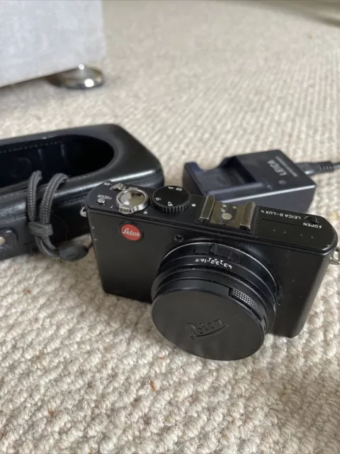 Nr MINT] Leica D-Lux 7 Black 17.0MP Digital Camera w/ Instructions