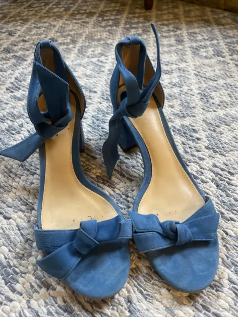 Alexandre Birman Clarita Bow Blue Sandal size EU36 (about US 6/6.5)