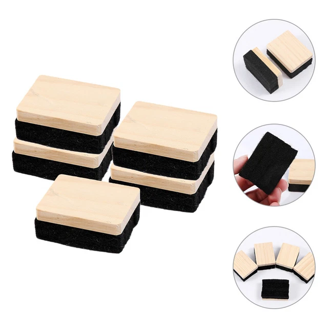 5 Pcs Kreidetafel-Radierer Aus Holz Tafelwischer Whiteboard Zubehör