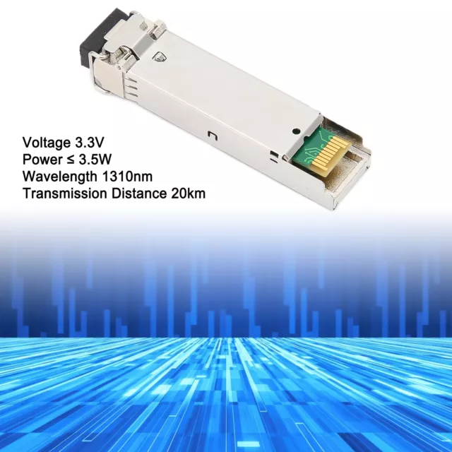 Optical Module LC Interface 1.25G Durable 20 Km Transfer SFP Transceiver For SNT