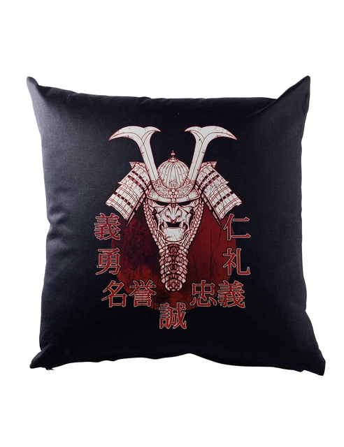 Bushido Samurai II Cuscino Cuscino Ninja Giappone Spada Guerriero Seppuka Dakana Armatura