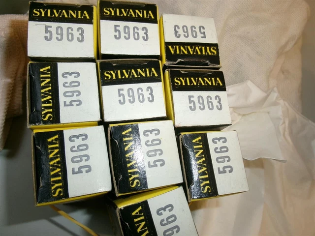 Tube NOS Sylvania VT25 / 10Y - Testé Fort - Occasion