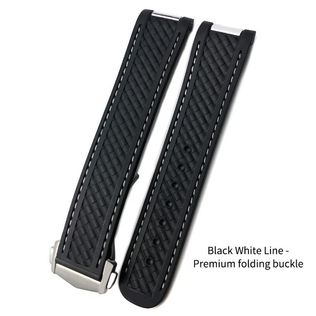 OMEGA AQUA TERRA Cordura strap CWZ004526 Deployant clasp 94521813 20 18mm 420.00 PicClick UK