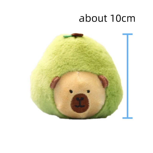 Syengery Capybara Schlüsselanhänger Plüsch - Niedlicher 12cm Schlüsselring Anhänger