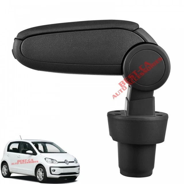 Bracciolo Centrale Per VW Up! (3 E 5 Porte) - Tessuto Nero - Foto 6