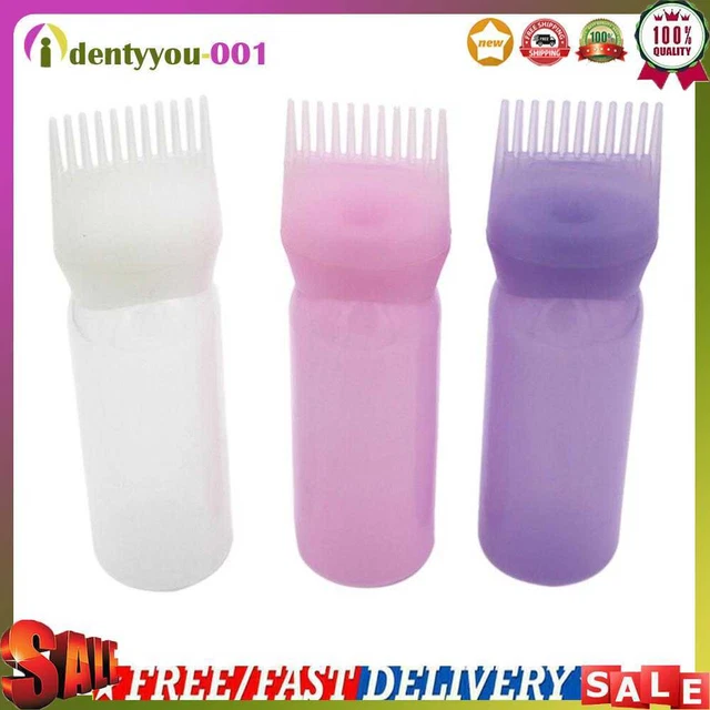 Aplicador de botellas de tinte para el cabello 120 ml con tinte para colorear el cabello de salón graduado