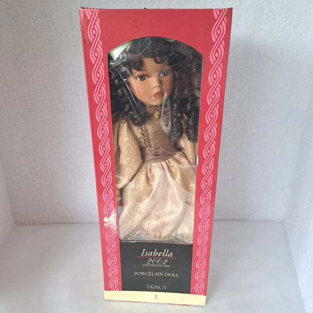 ISABELLA 2002 Porcelain Doll Limited Edition In Box DESIGN